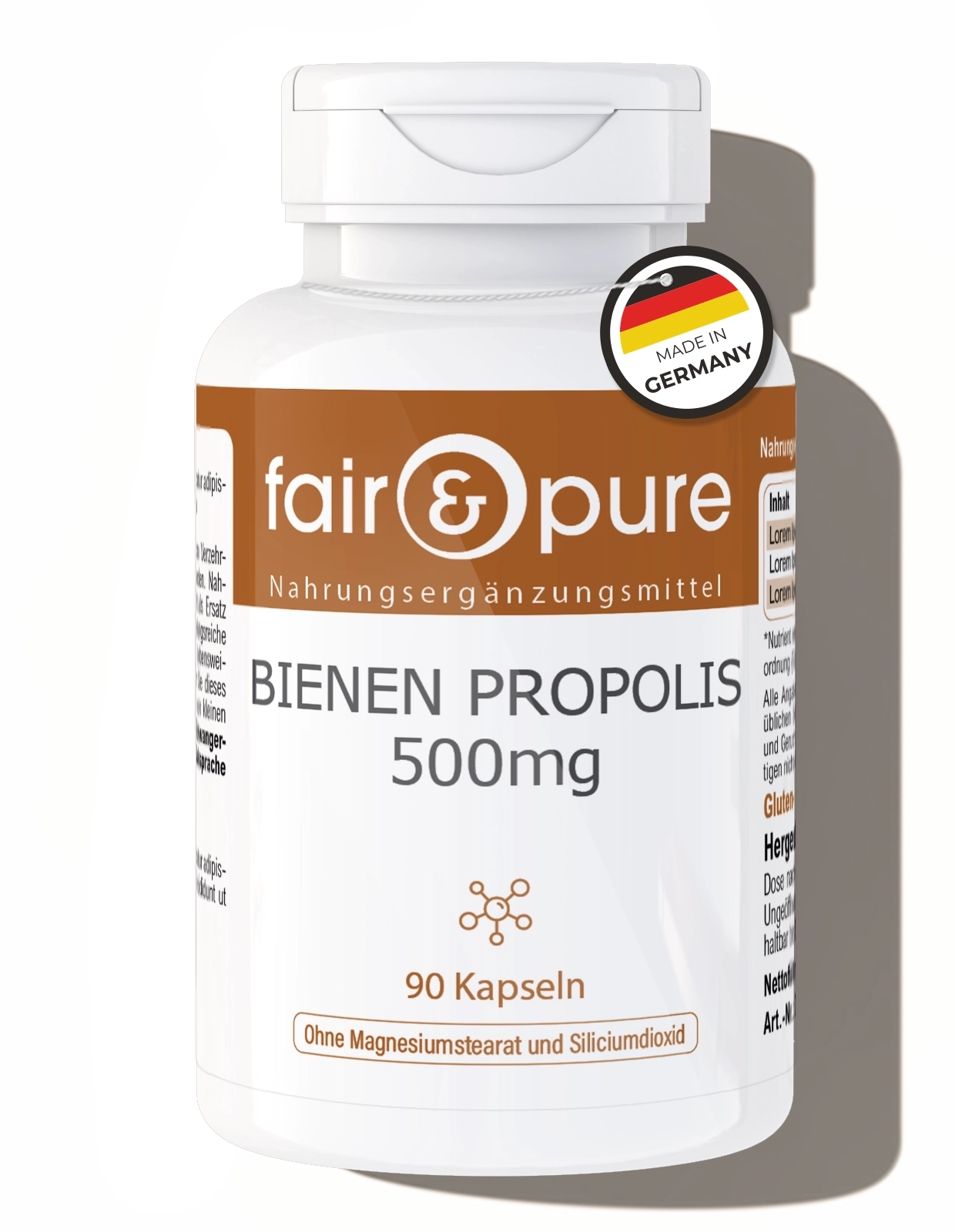 Propolis d'abeille 500mg Propolis d'abeille 500mg