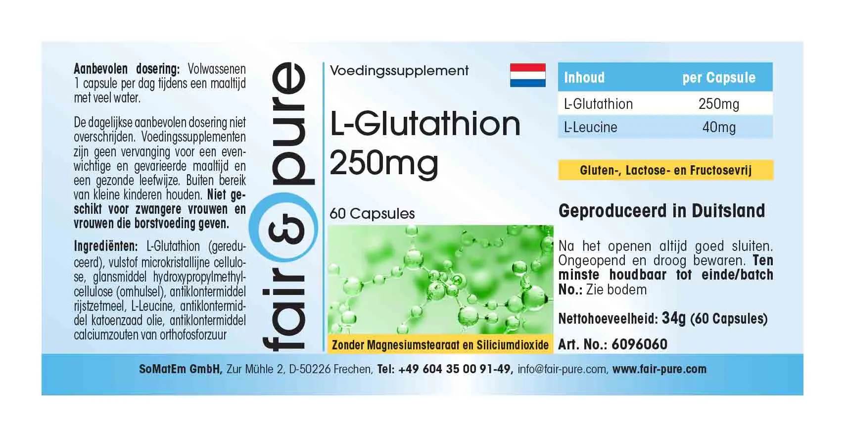 L-Glutatione 250mg