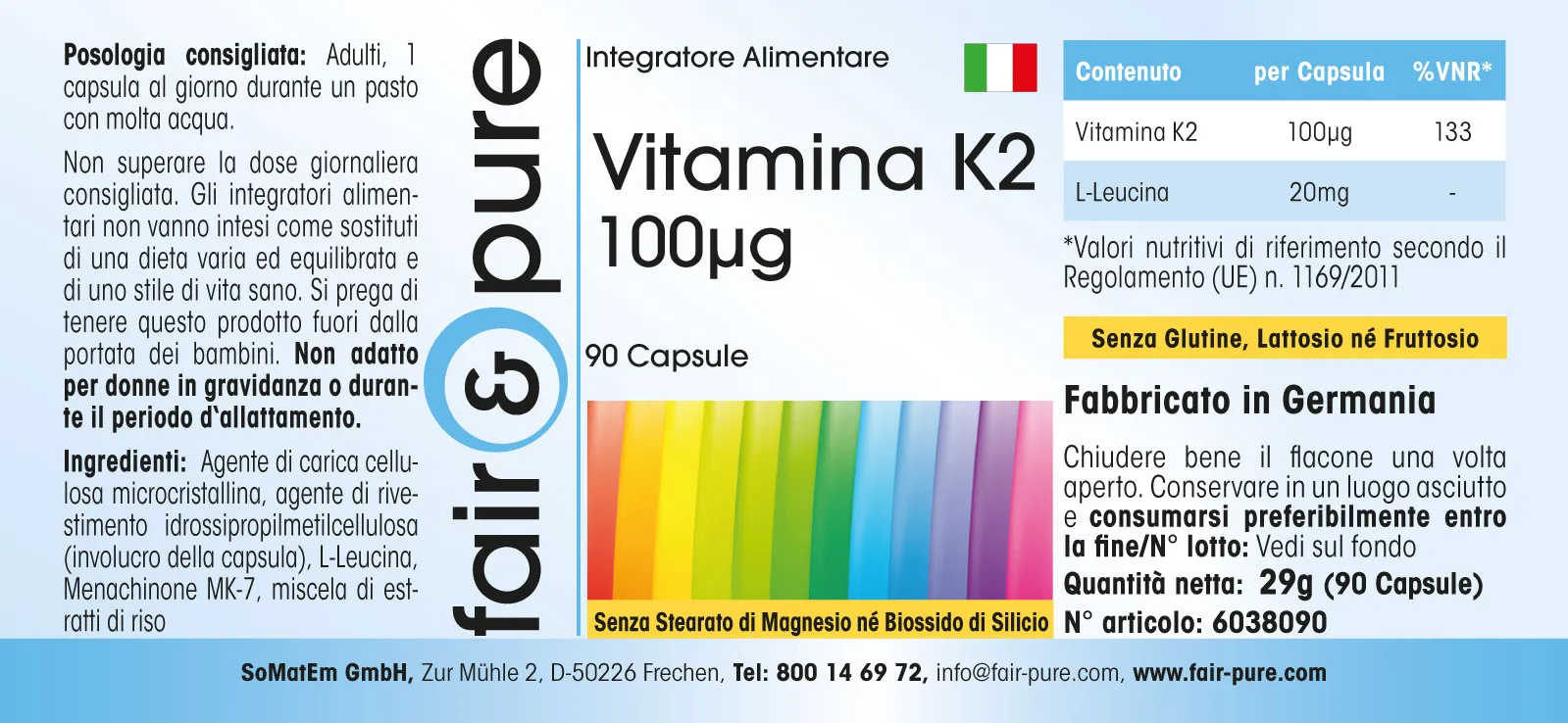 Vitamine K2 100µg