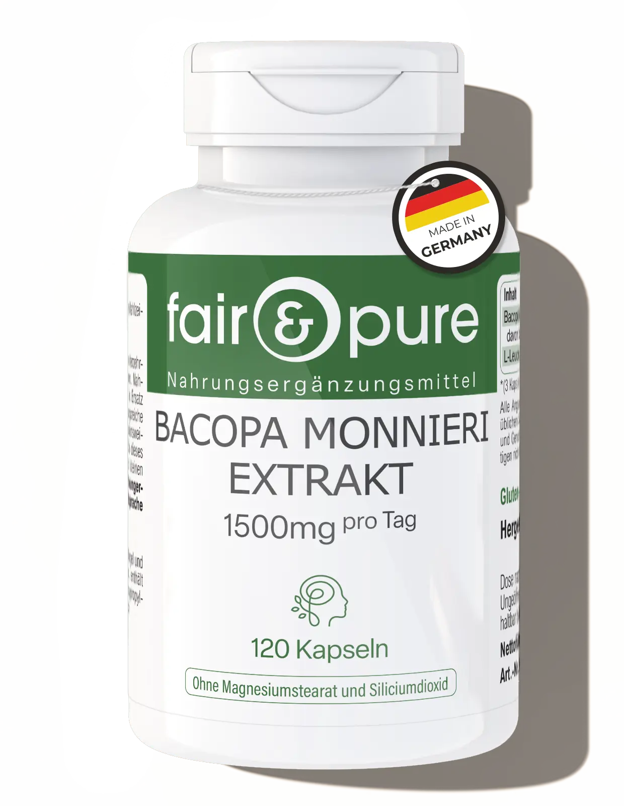 Bacopa Monnieri extract 1500mg