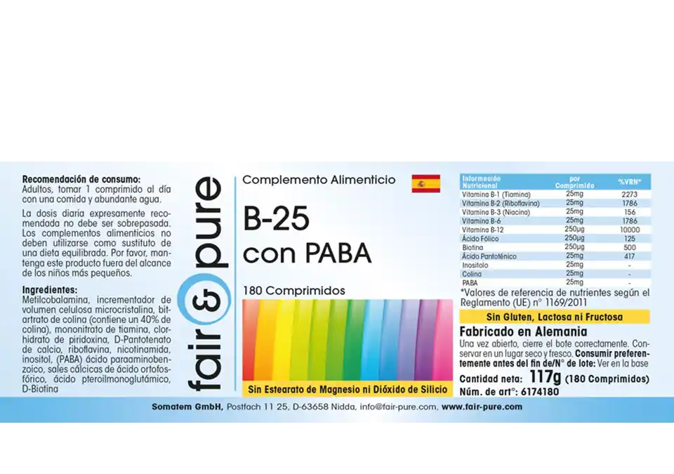 B25 con PABA