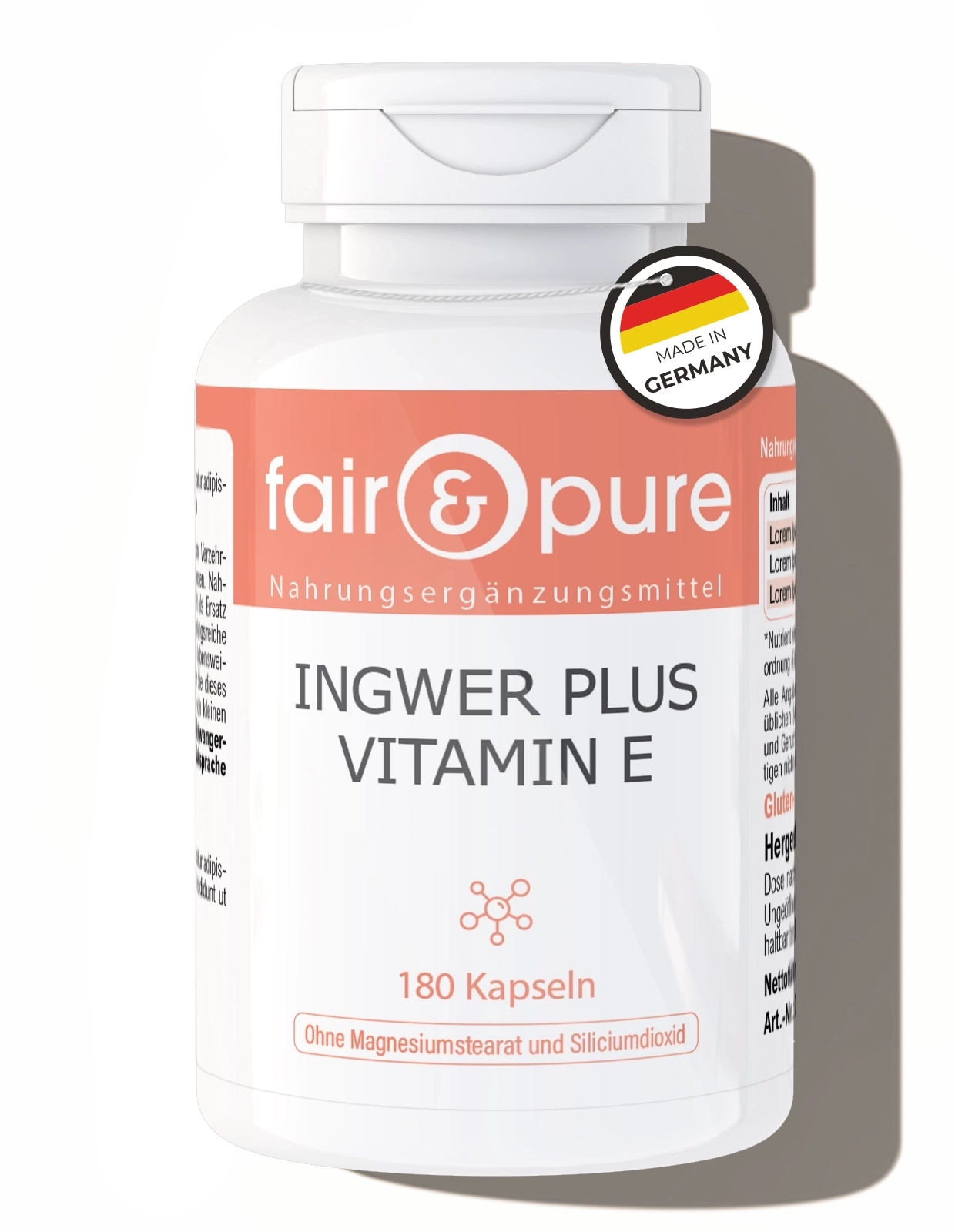 Gember 600mg plus Vitamine E Gember 600mg plus Vitamine E