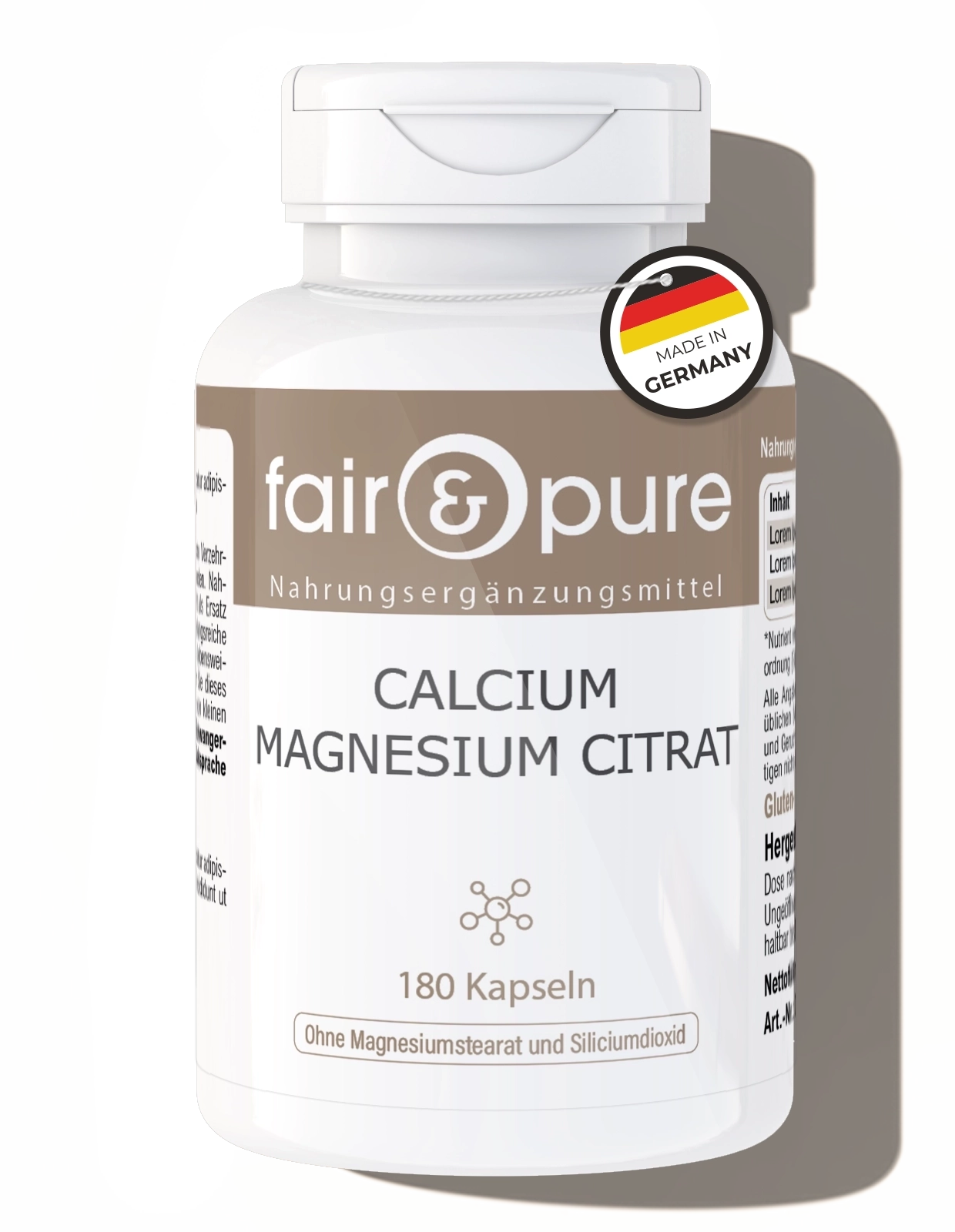 Citrate de Calcium et Magnésium Citrate de Calcium et Magnésium