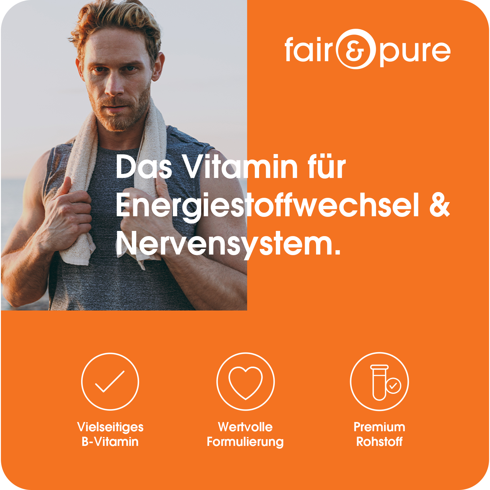 Vitamine B3 Niacine 500mg - 120 Comprimés | fair-pure