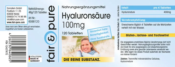 Hyaluronzuur 100mg 