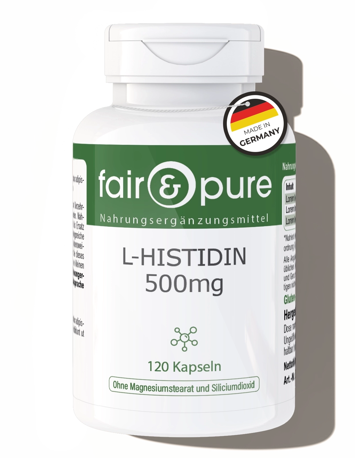 L-Histidine 500mg L-Histidine 500mg