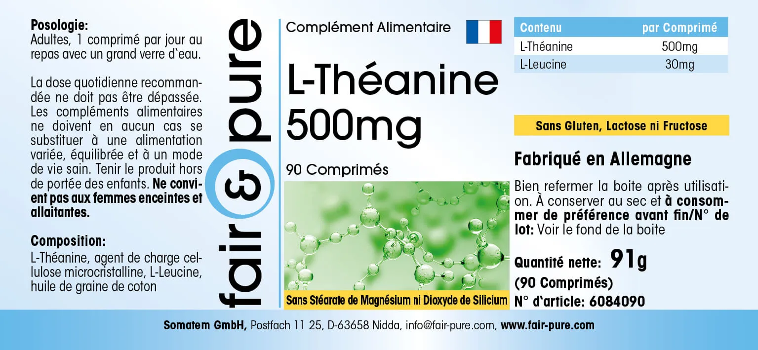 L-Théanine 500mg