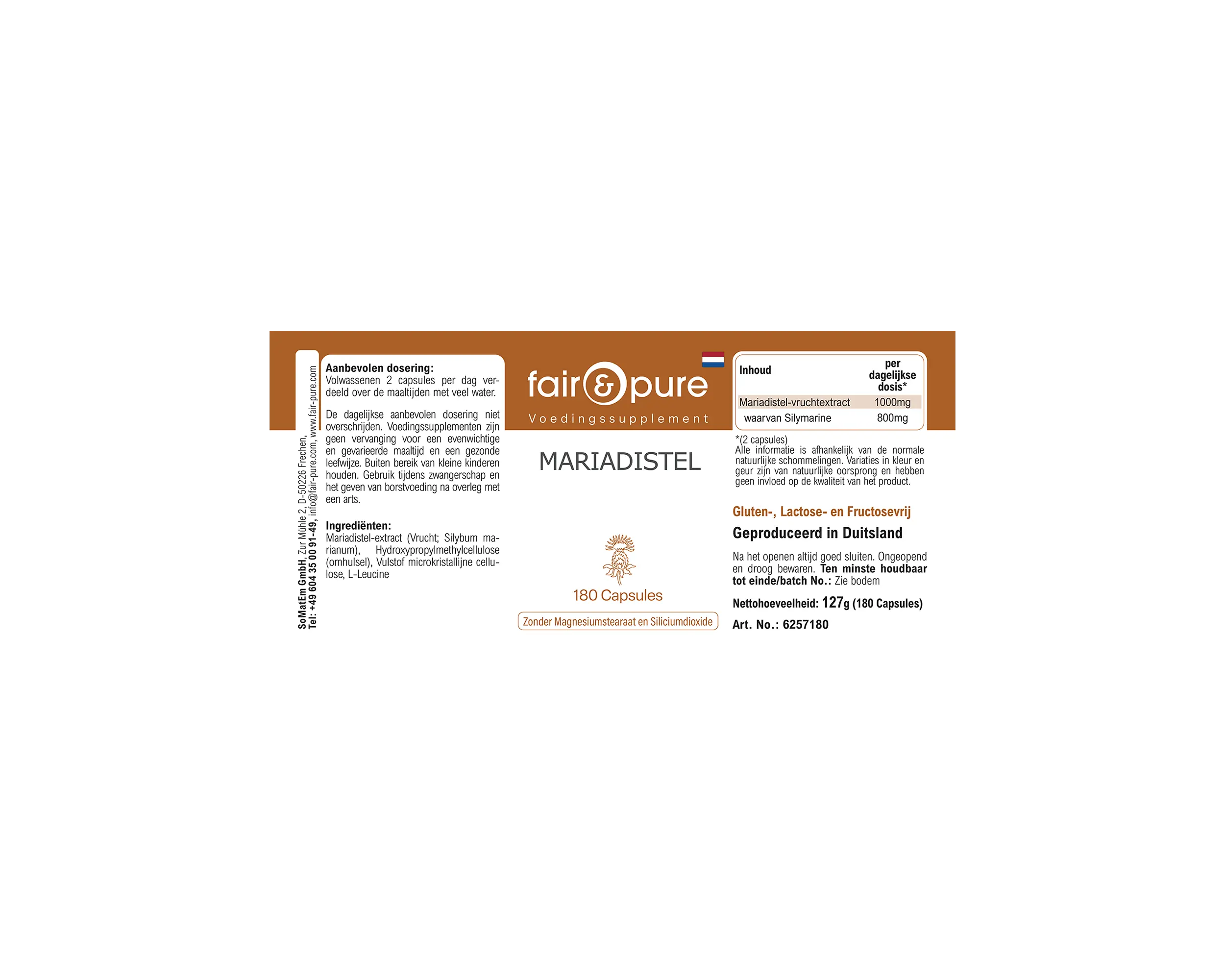 Chardon-Marie - 180 gélules | fair-pure