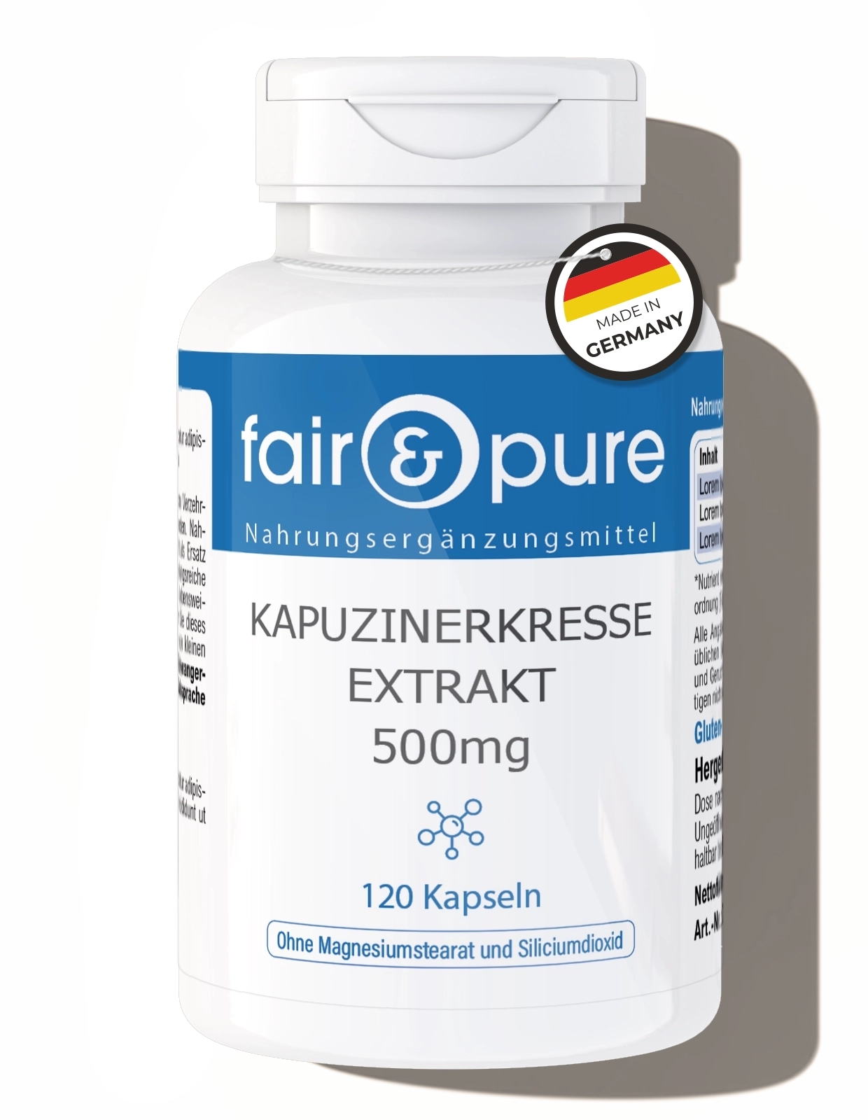 Extrait de Tropaeolum 500mg Extrait de Tropaeolum 500mg