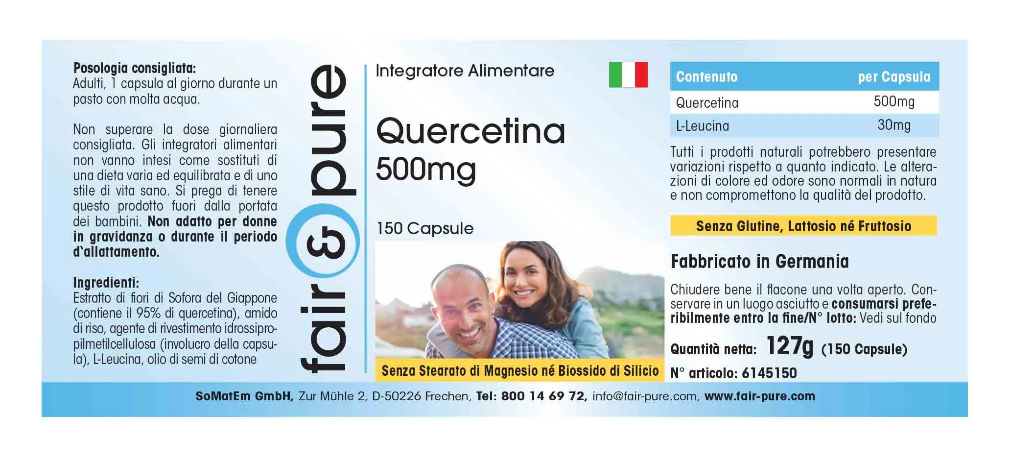 Quercetina 500mg