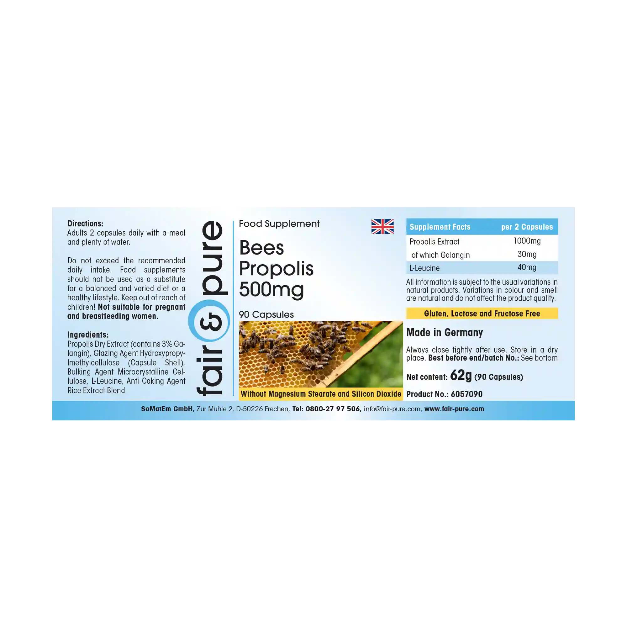 Bienen Propolis 500mg