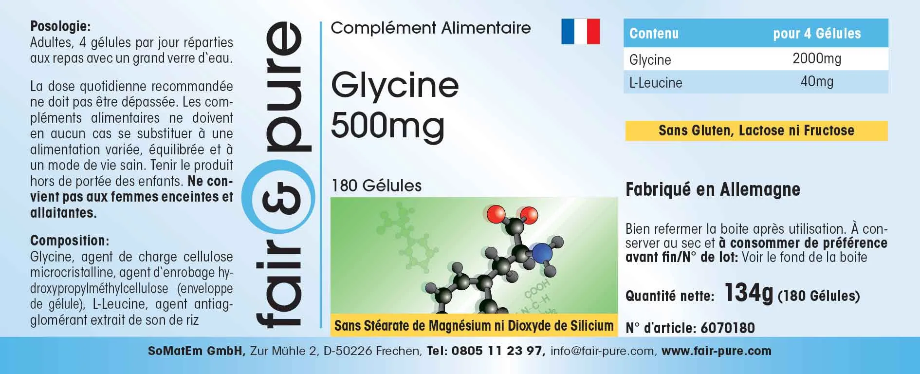 Glycin 500mg