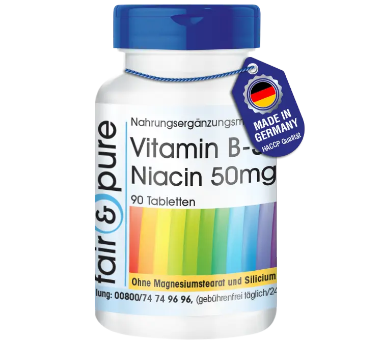 Vitamin B3 Niacin 50mg