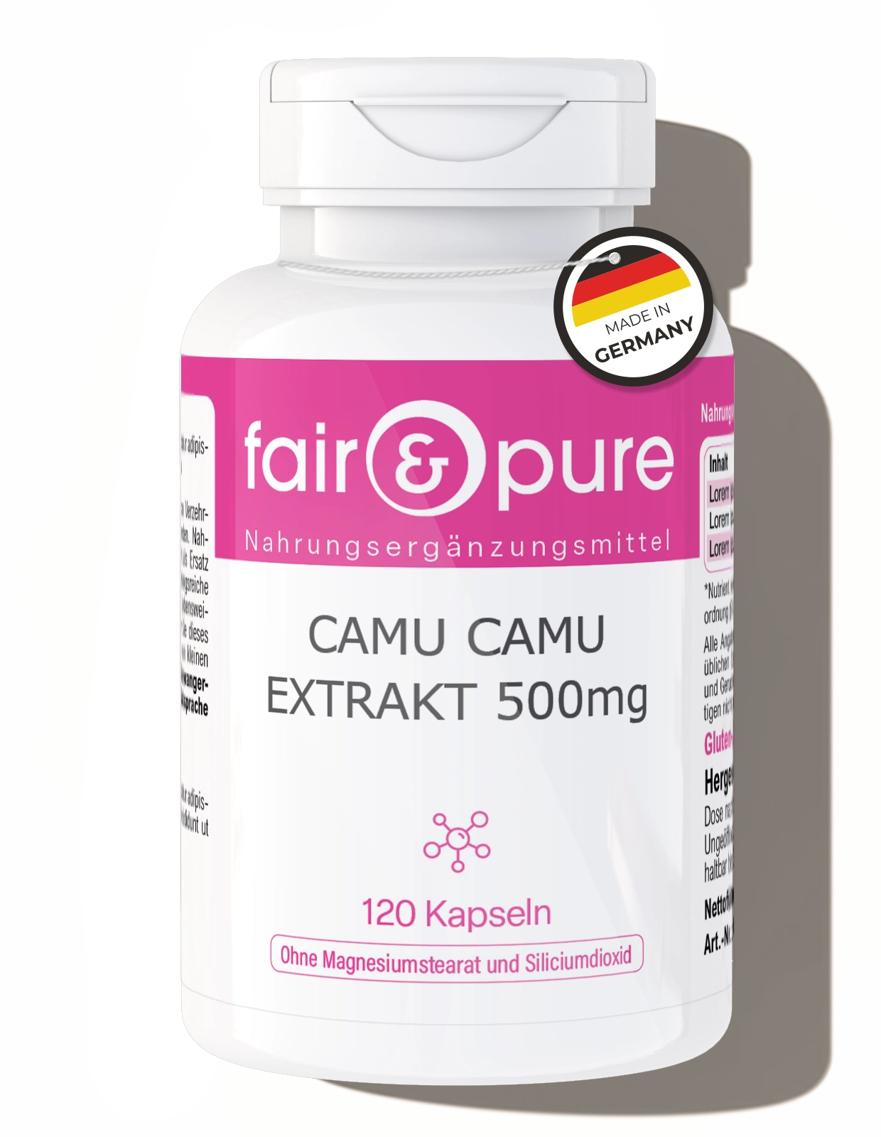 Camu Camu Extrakt 500mg | fair-pure