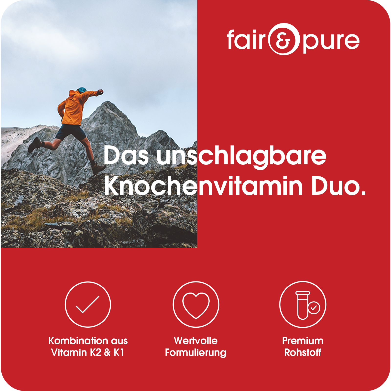 Complesso di Vitamina K - 180 Compresse | fair-pure
