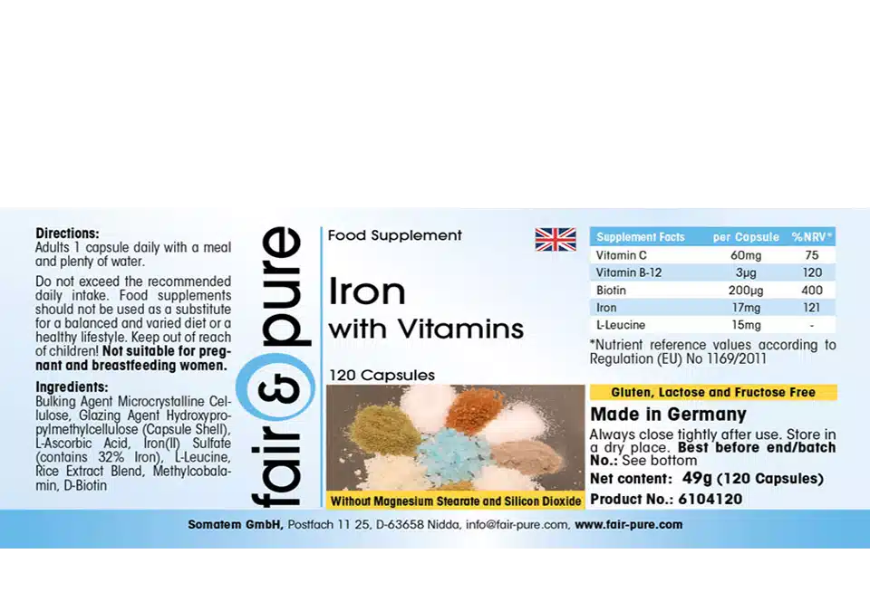 Iron with vitamins