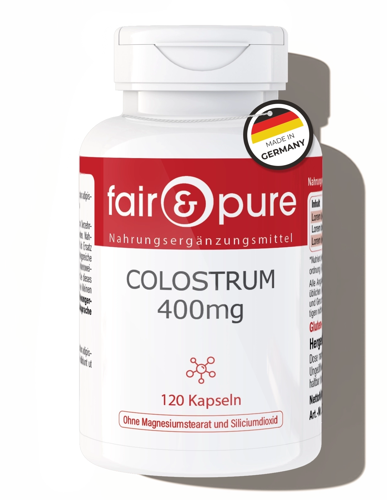 Colostrum 400mg | fair-pure