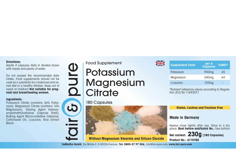 Kalium-Magnesium Citrat