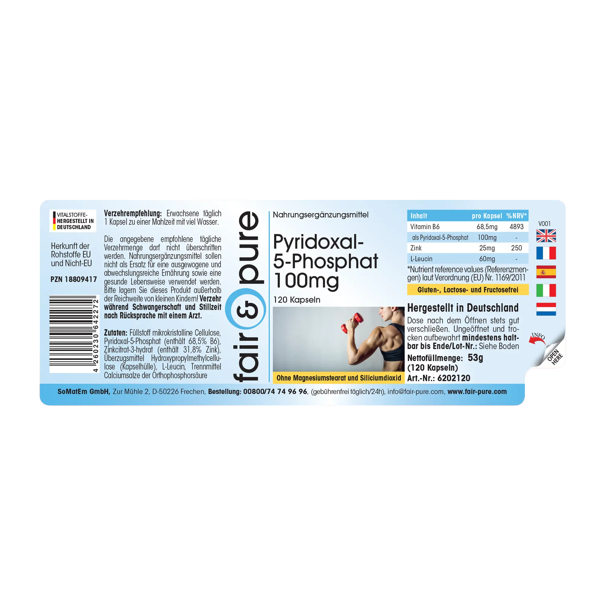 Phosphate de Pyridoxal 5 100mg