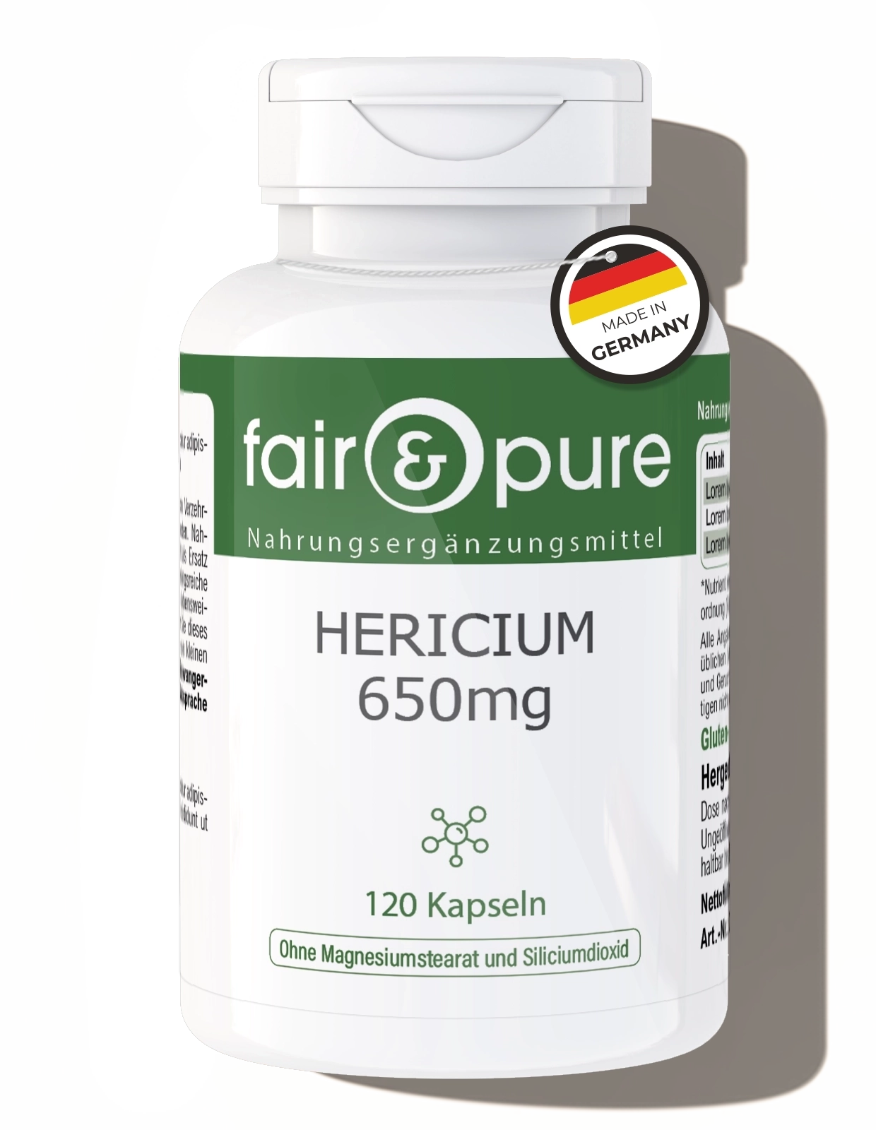 Hericium 650mg