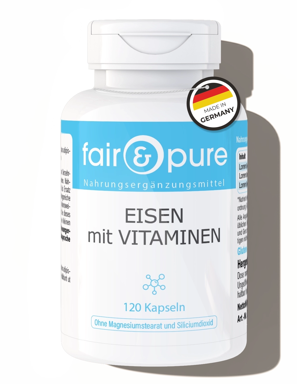 Eisen mit Vitaminen | fair-pure