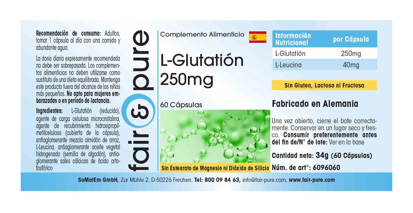 L-Glutathion 250mg