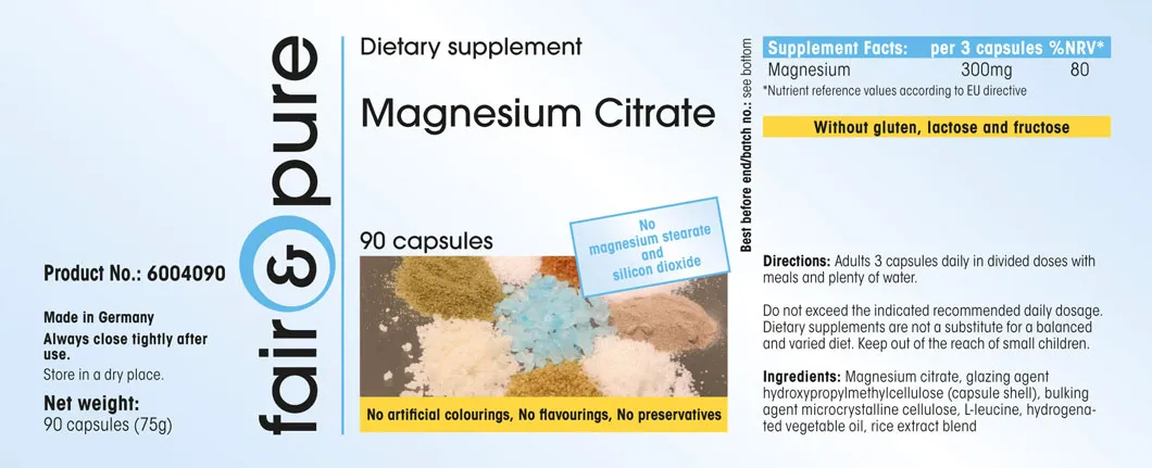 Magnesiumcitraat 300mg