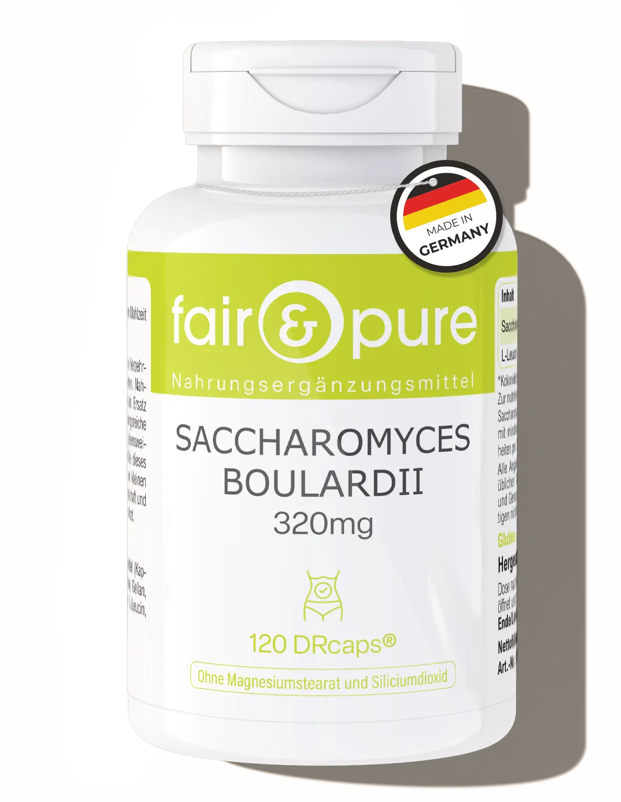 Saccharomyces boulardii - 120 gélules DR - faciles à avaler | fair-pure