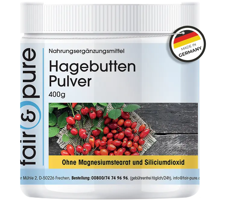 Hagebutten Pulver | fair-pure Hagebutten Pulver | fair-pure