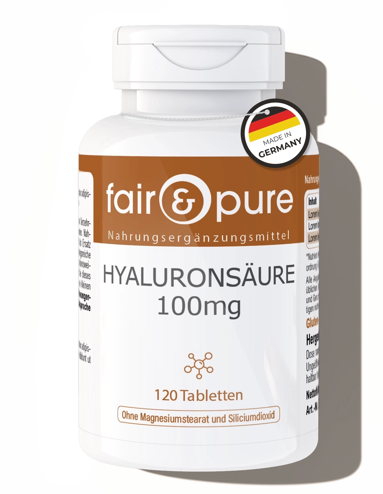 Acide hyaluronique 100mg