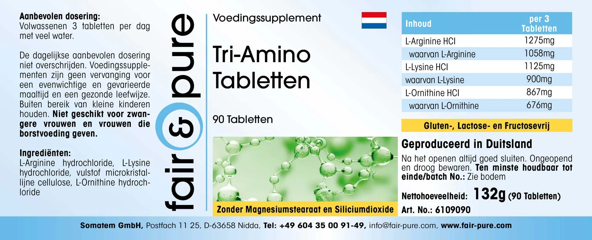Tri-Amino Comprimidos