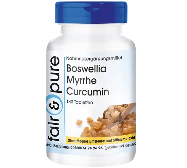 Boswellia + Myrrhe + Curcumine