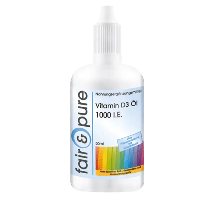 Vitamine D3 vloeistof 1000 I.U. 