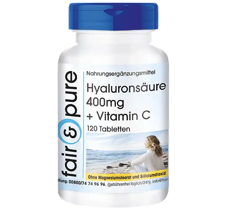 Hyaluronic acid 400mg + Vitamin C
