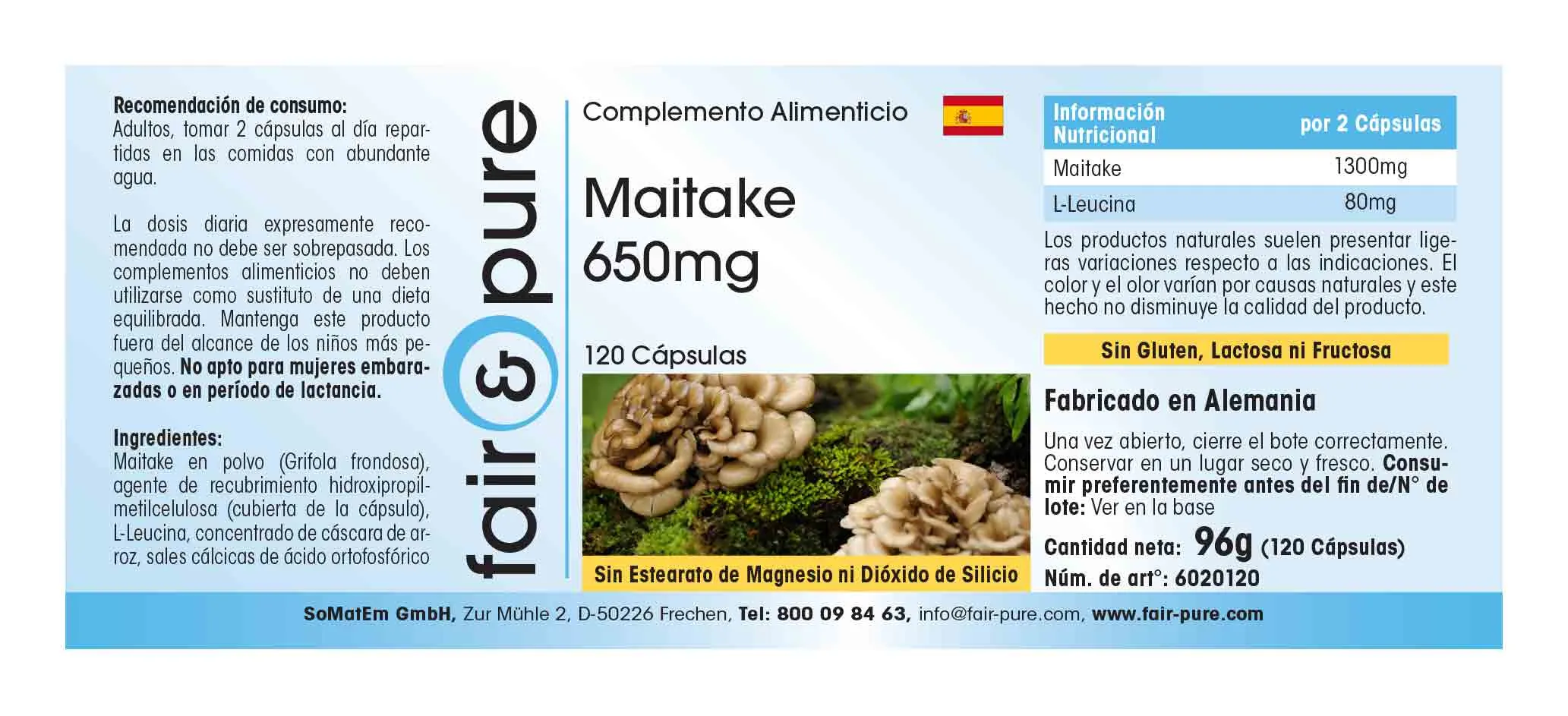 Maitake 650mg