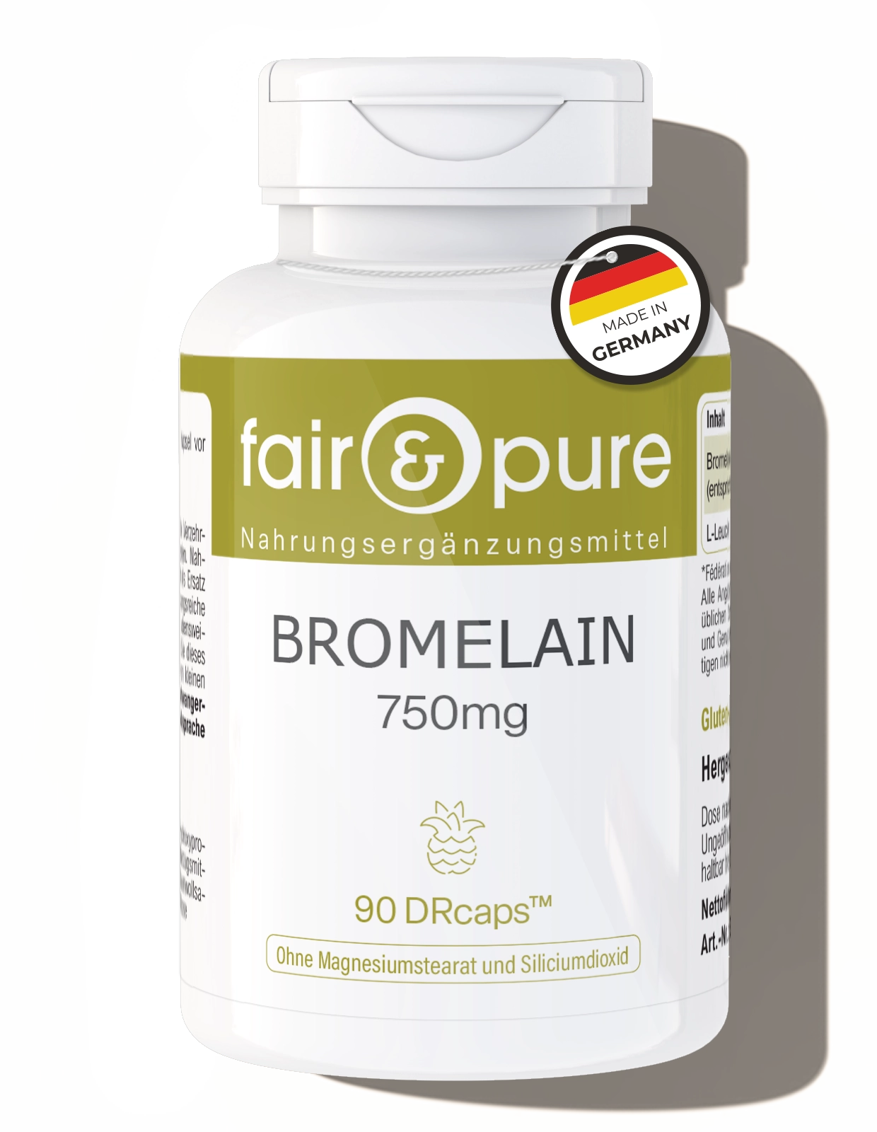 Bromelina 750mg Bromelina 750mg