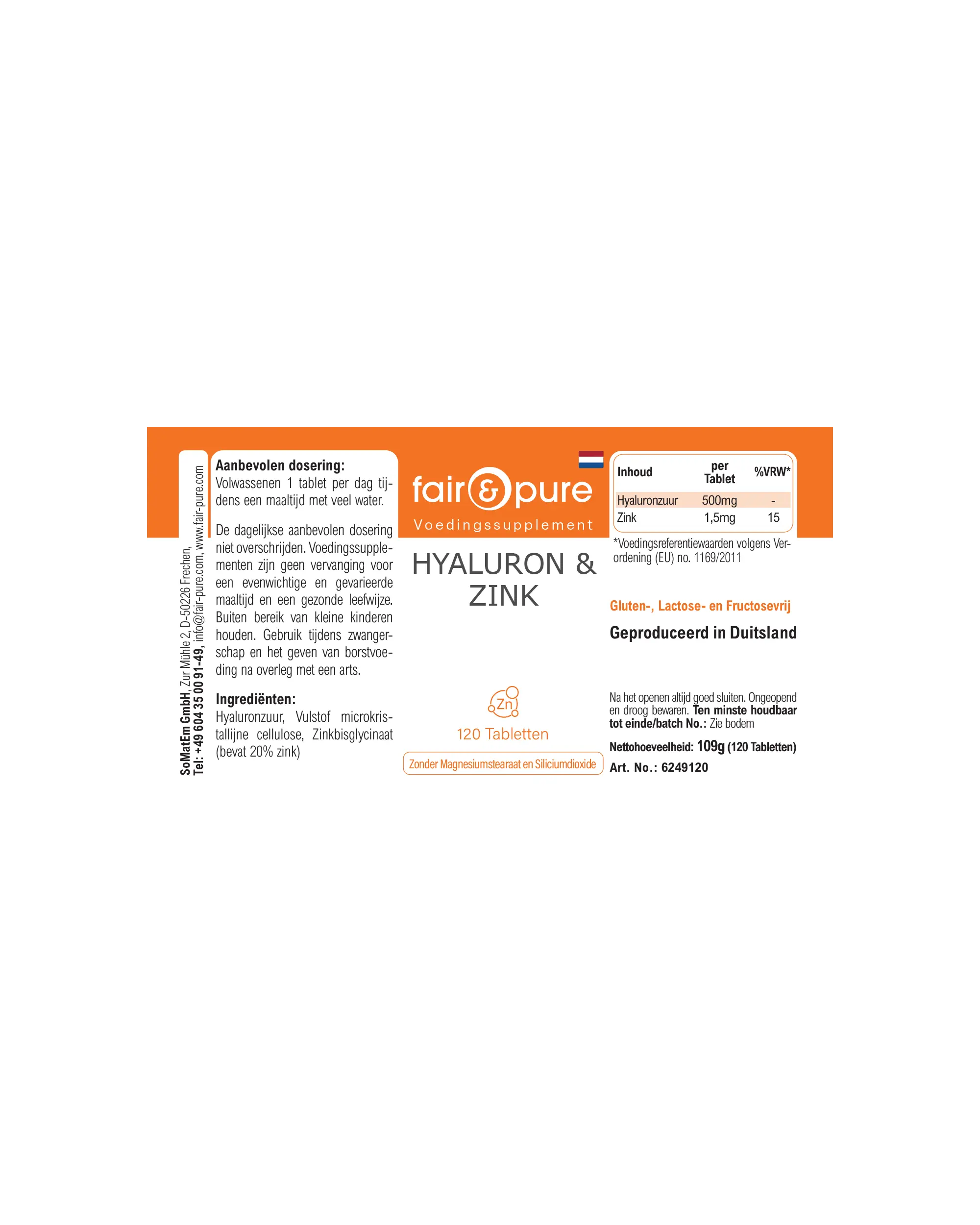 Ialuron & Zinco - 120 Compresse | fair-pure