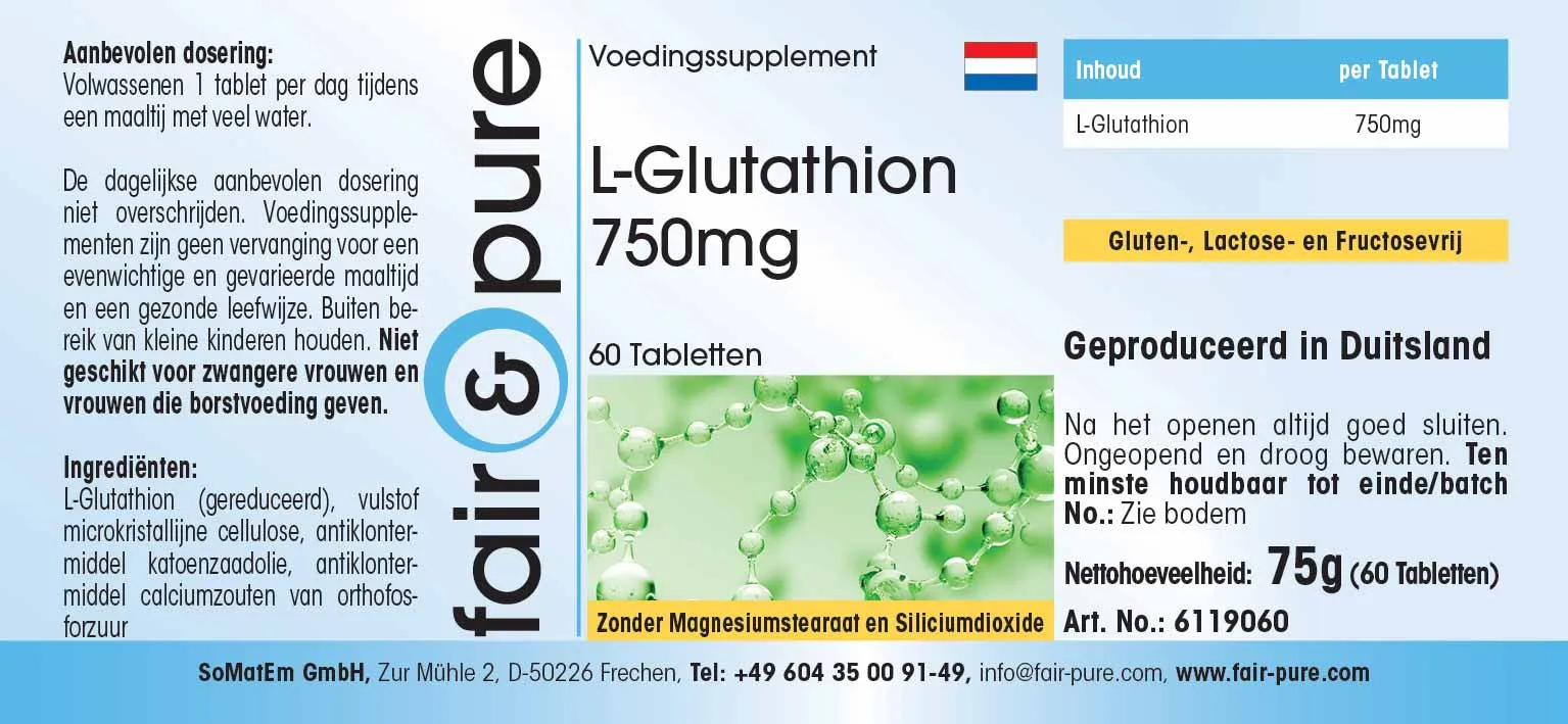 L-Glutathione 750mg