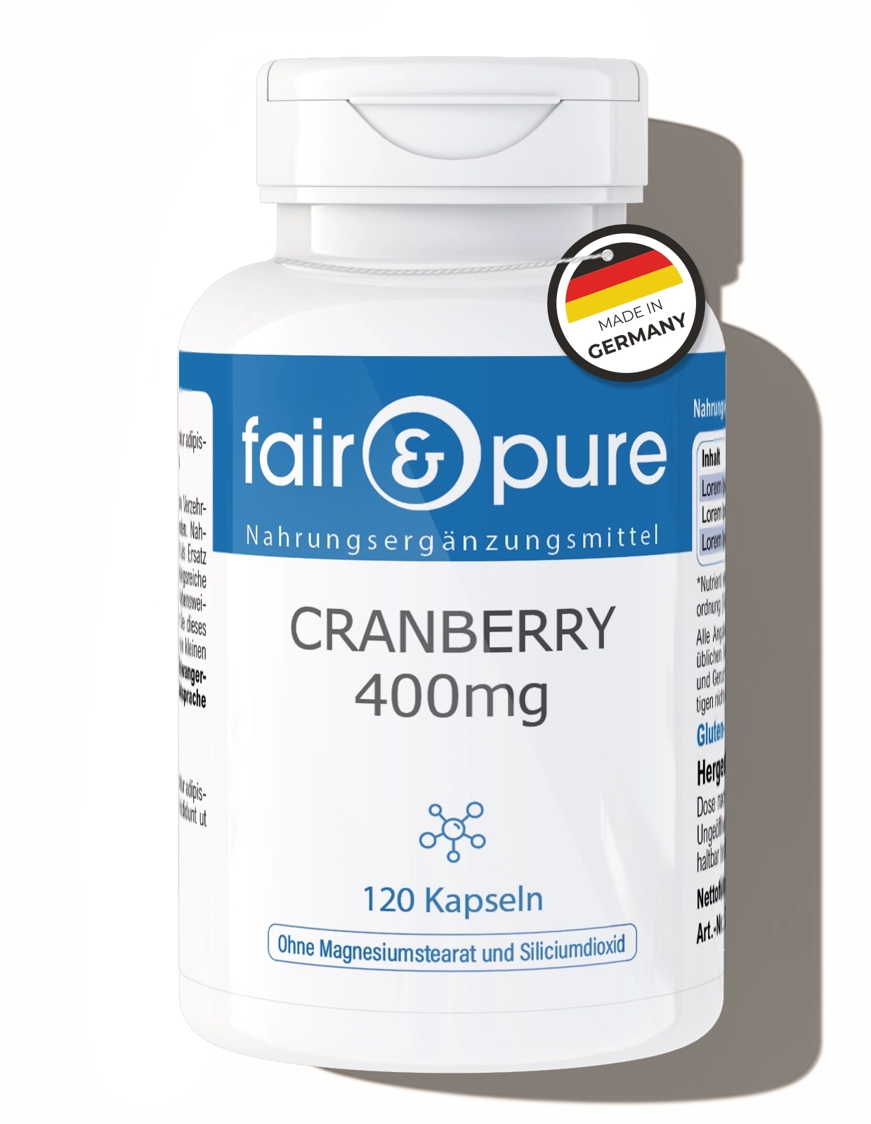 Arándano rojo 400mg (Cranberry)