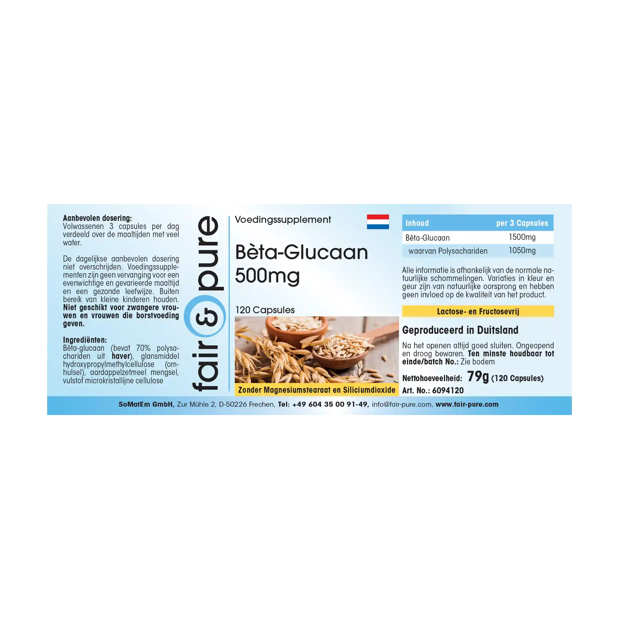 Beta-glucan 500mg