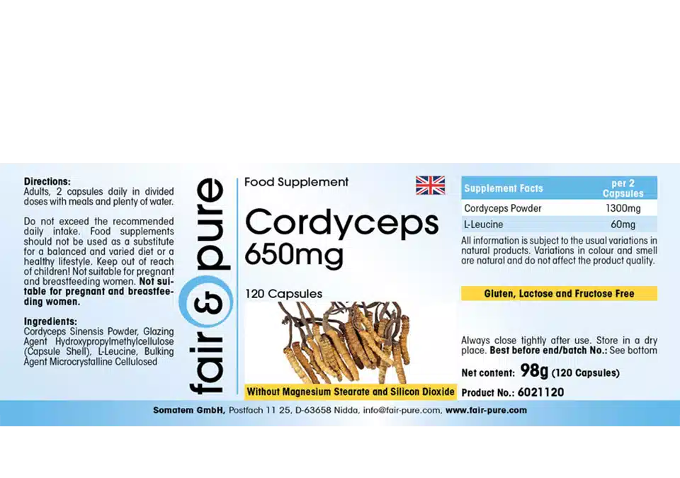 Cordyceps 650mg