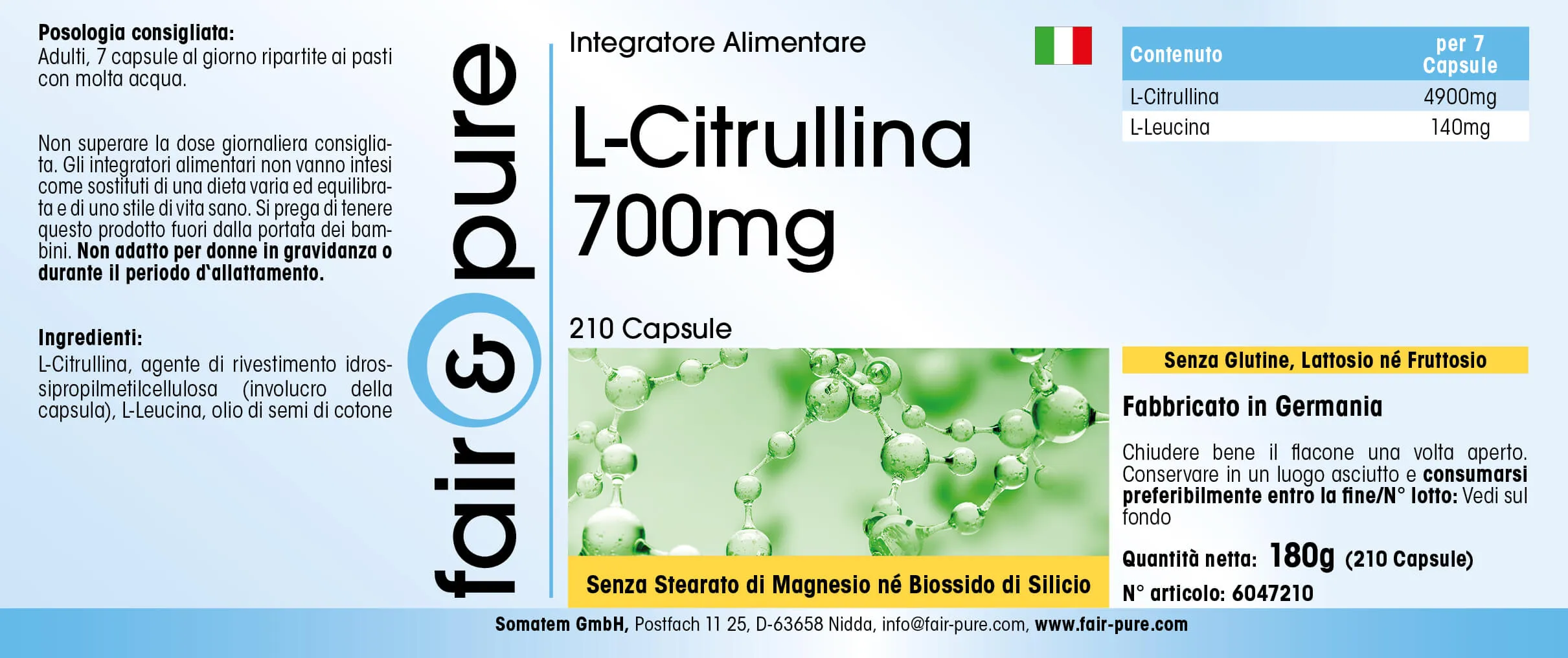 L-Citrulline 700mg