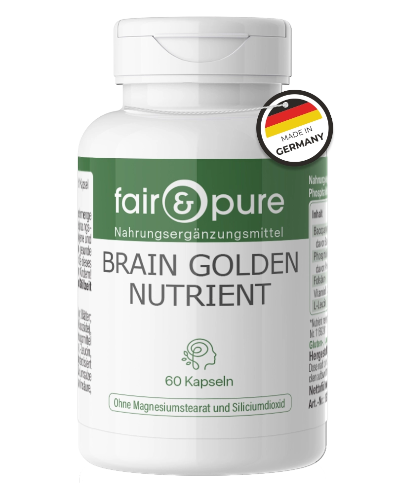 Brain Golden Nutrient - 60 Kapseln  | fair-pure Brain Golden Nutrient - 60 Kapseln  | fair-pure