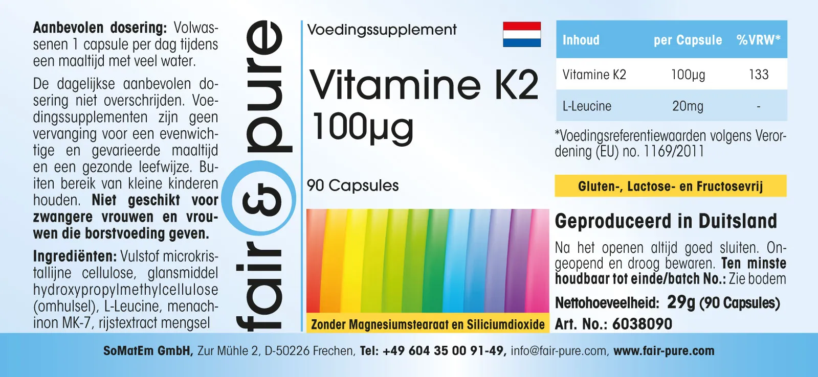 Vitamin K2 100µg