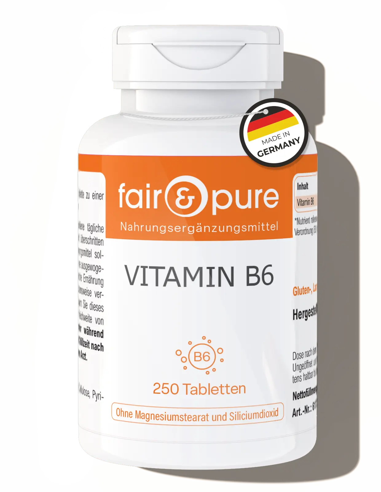 Vitamine B6 Pyridoxine 22,5mg
