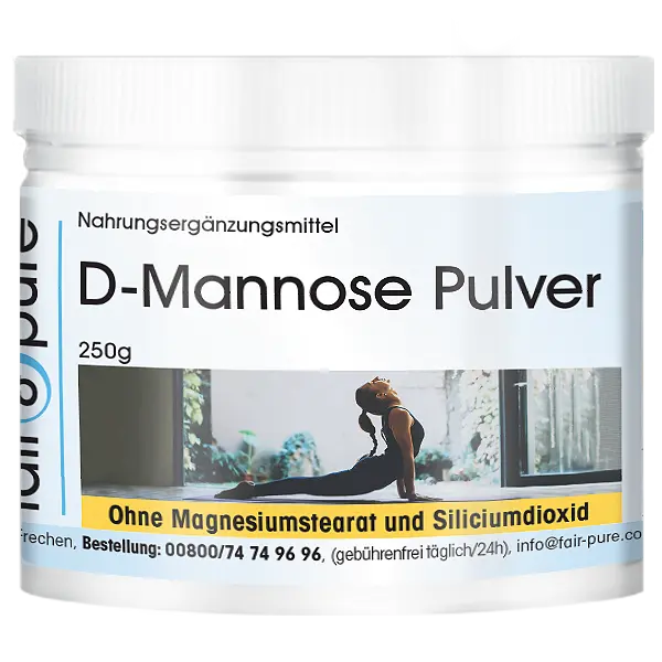 D-Mannose avec vitamine B2 - 250g de poudre