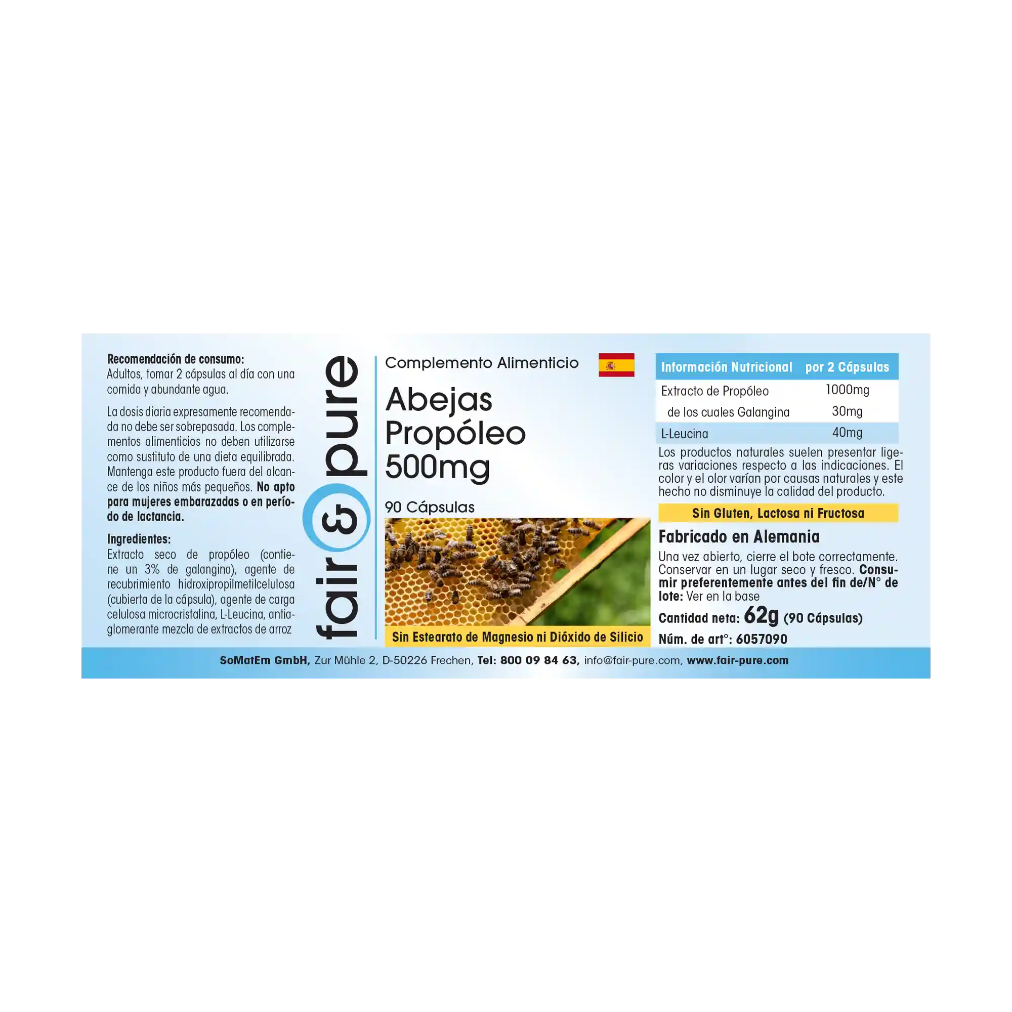 Bee propolis extract 500mg