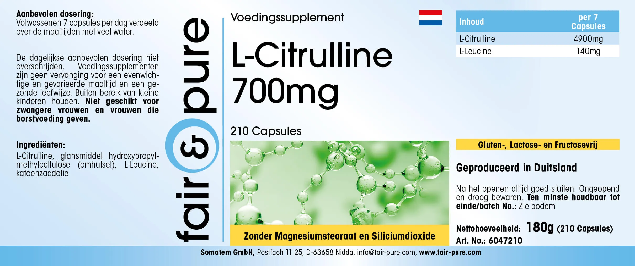 L-Citrulline 700mg
