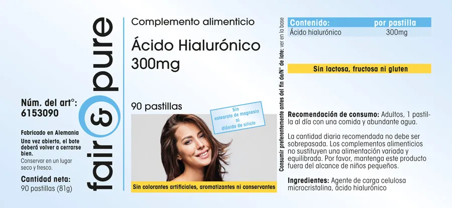Ácido hialurónico 300mg