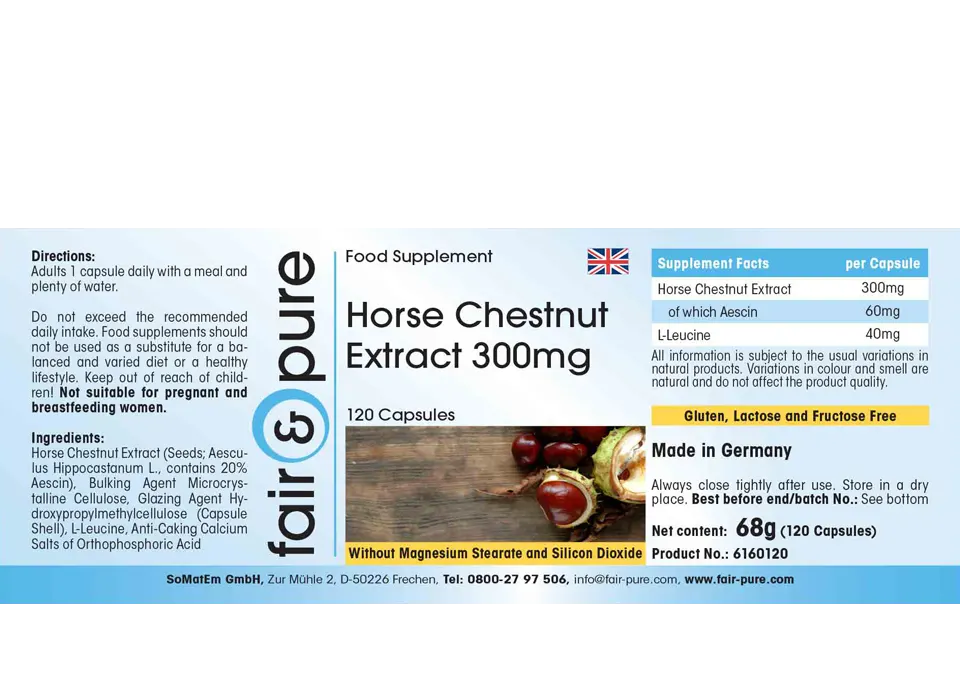 Horse Chestnut Extract 300mg